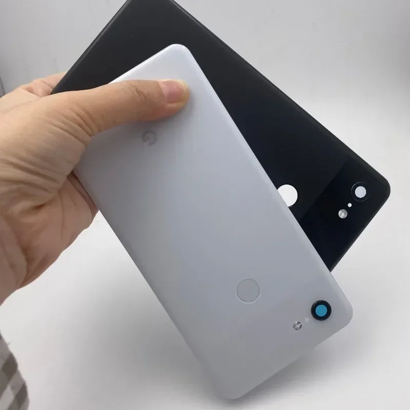 Battery Housing for Google Pixel 3 3XL Back Cover with Camera Lens Glass Back Door Rear Housing Replace