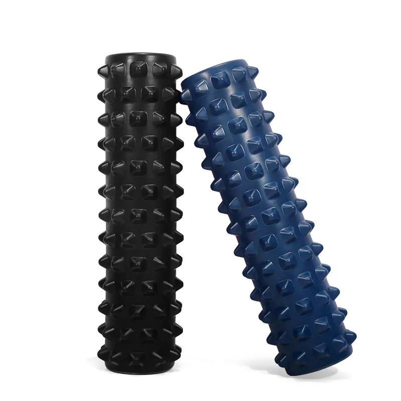 

45cm High-Density Foam Roller - Solid Muscle Massage Stick for Deep Tissue Release & Yoga Recovery (Wolf Tooth Design)