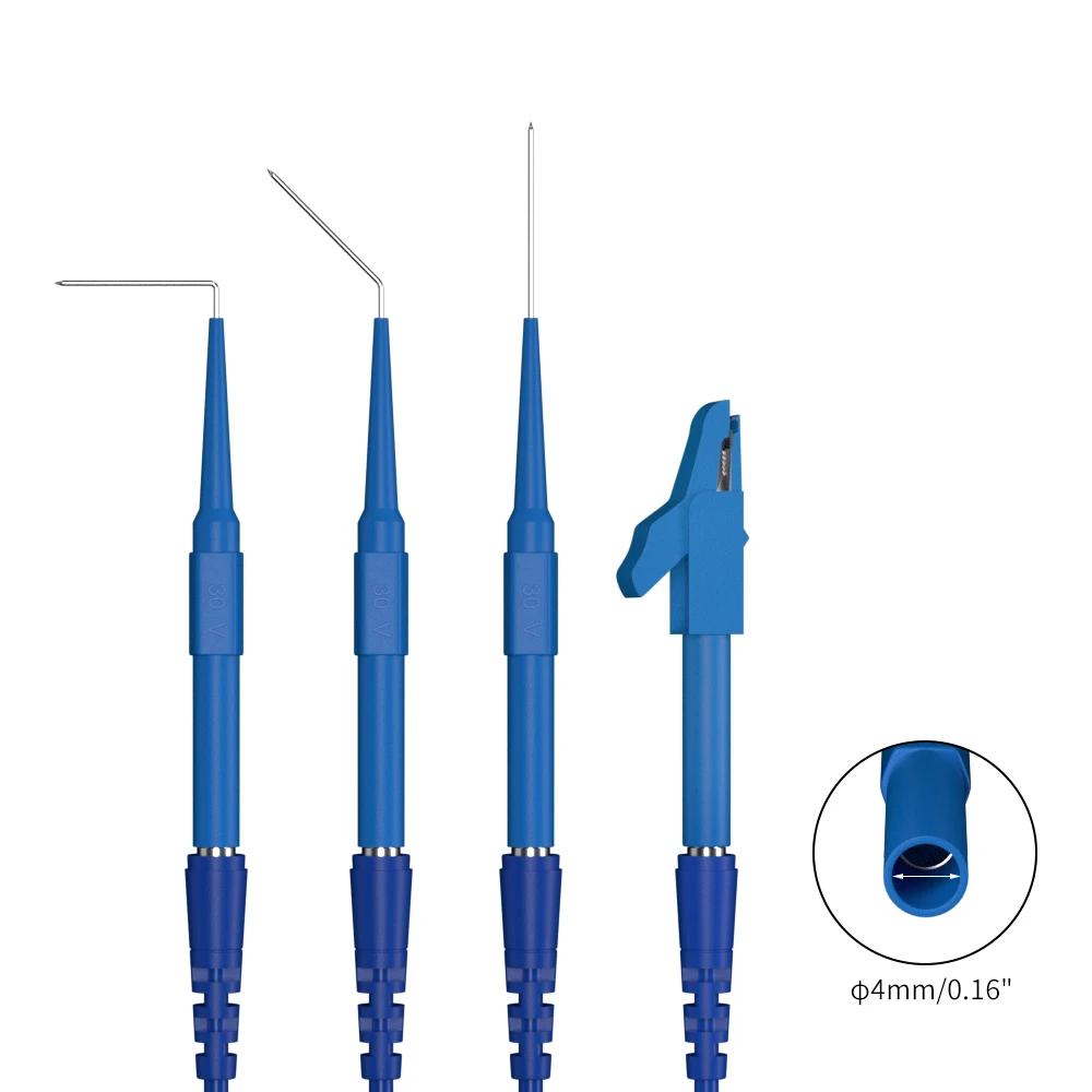 Kit di puntali per multimetro JZDZ clip a coccodrillo per Kit di sonde di prova per spina a Banana da 4MM strumenti di prova elettrici JT8006