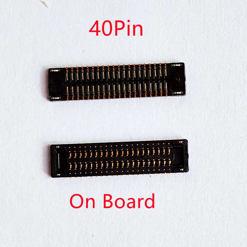 10 pz 40pin Display LCD connettore FPC a bordo schermo Flex Plug Port per Samsung Galaxy A10S A107 A20S A207 G6200 A6S A22 5G