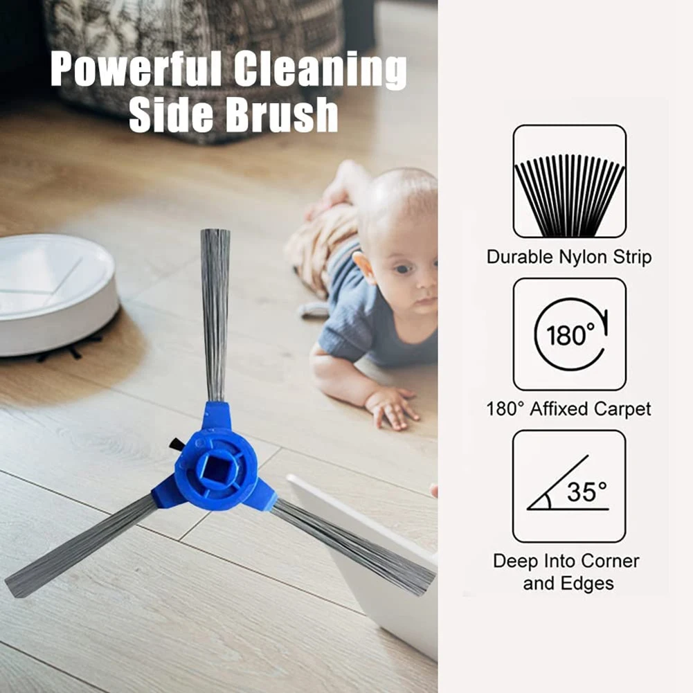 Replacement Vacuum Cleaner Parts Side Brushes Filters for Eufy G10 G30 Robot Vacuum Cleaner Accessories