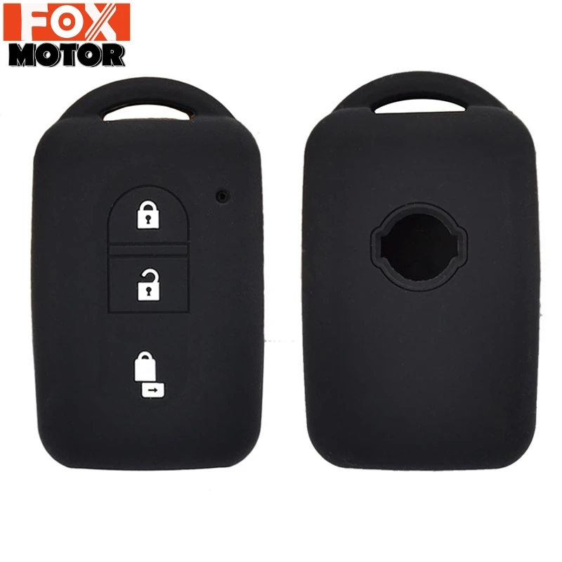 3 Button Silicone Car Remote Key Fob Shell Cover Case For Nissan Qashqai Micra Juke X-Trail Navara Note Tiida Pathfinder Holder