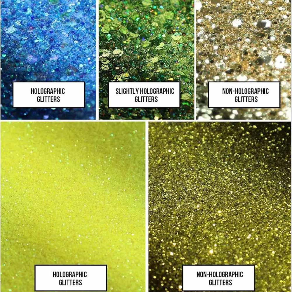 32색 에폭시 레진 DIY 네일아트 울트라파인 네일 글리터 파우더 & 스팽글 메이크업 공예 & 핸드메이드 생생한 질감 네일 디자인