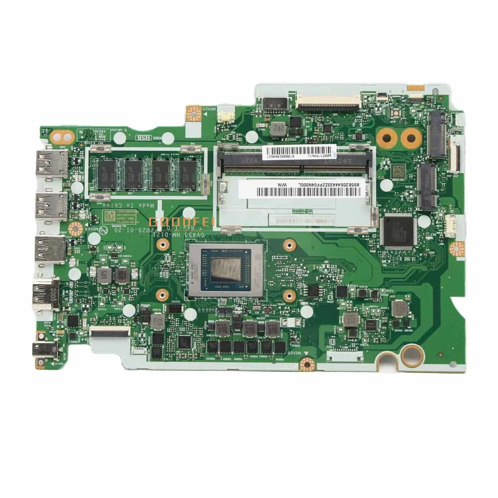 

Материнская плата для ноутбука, материнская плата для ноутбука NM-D121 с процессором R3-4300U R5-4500U R7-4700U, 4 ГБ ОЗУ V14-ARE для Lenovo 5B20S44433