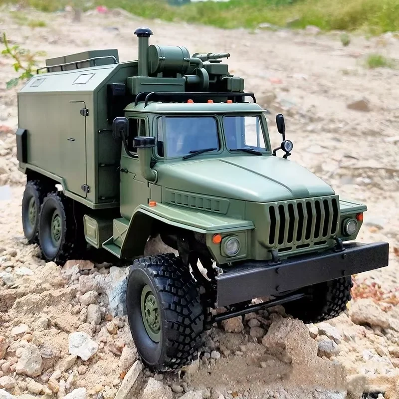 Hot Naughty Dragon B-36 Remote Control Car Ural Military Card Rc Six Wheel Drive Modified Climbing Off-Road Vehicle Model Toy