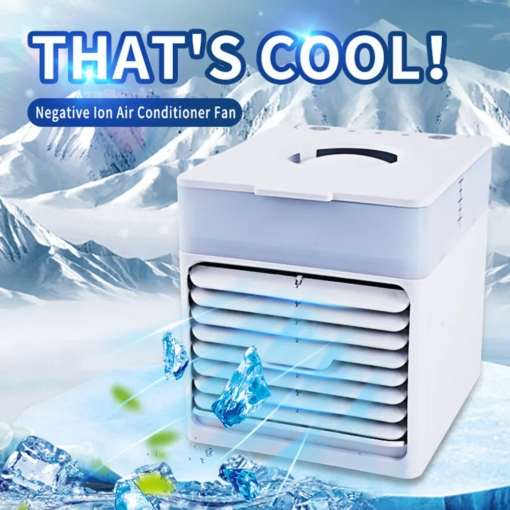 

Portable Electric Air Conditioner Fan Humidifier Purifier Air Cooler USB Mini Fan for Office Home Room