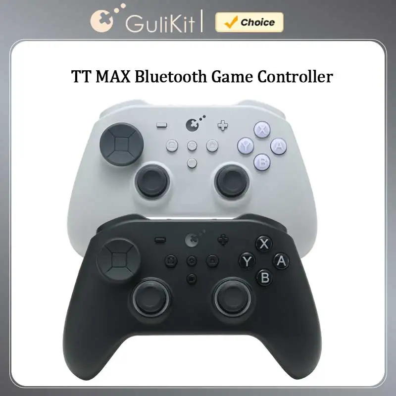 

Беспроводной контроллер GuliKit TT Max для Nintendo Switch 1/2 с регулируемыми по напряжению джойстиками TMR для Windows, Android, iOS