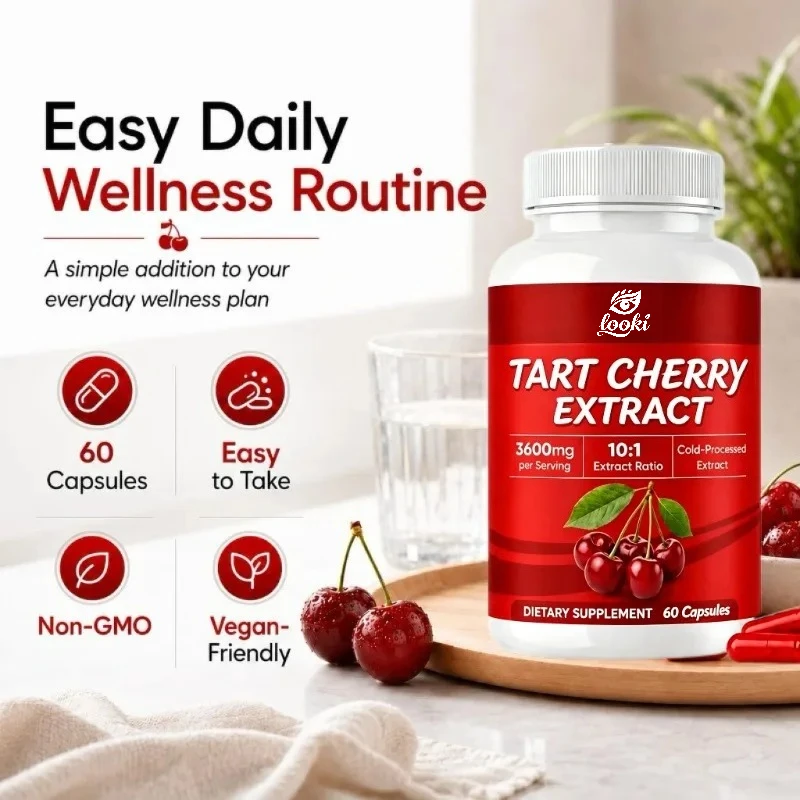 Art Cherry Extract Capsules, 10:1 Extract, 3600mg Concentration, 60 Capsules