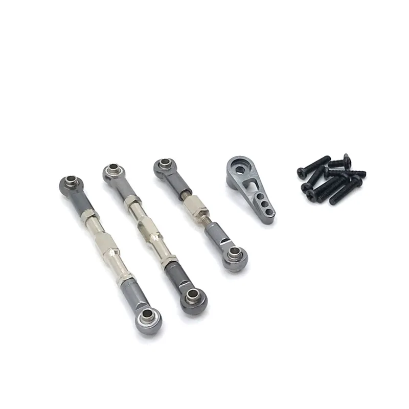 WLtoys 12402-A 104009 RC Car Truck Grey All Metal Upgrade Parts Wheel Seat Tire Shock Absorbers Arm Chassis Reinforcement For