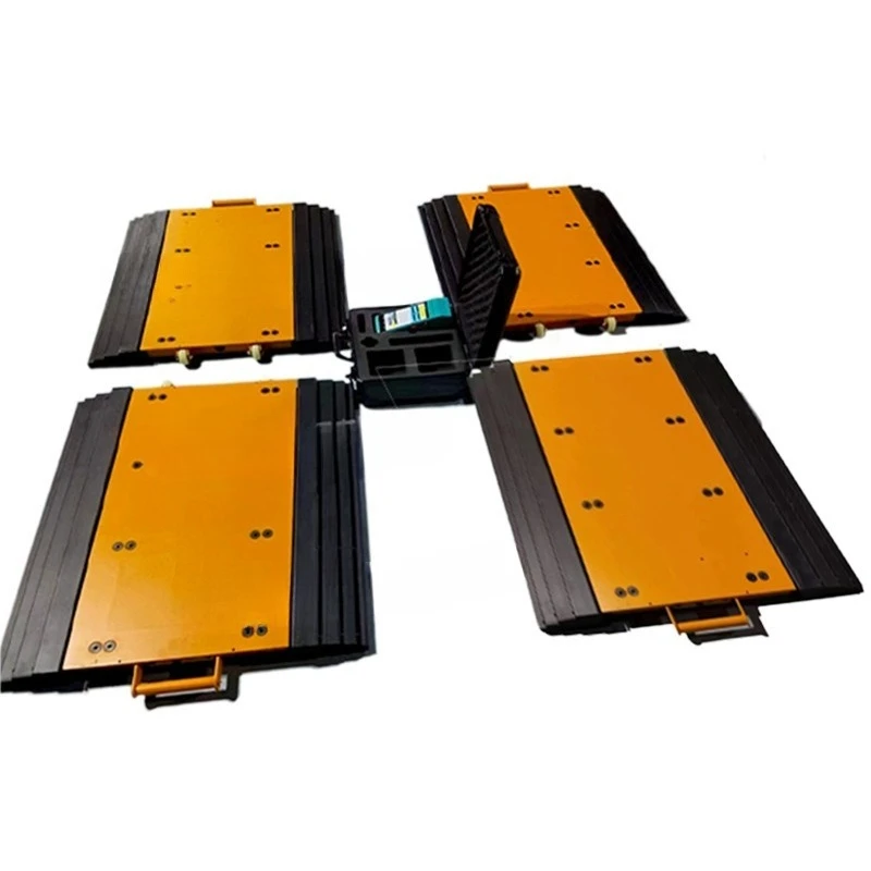 

Portable mobile weighbridge Intelligent static dynamic weighbridge 80 tons three-wheel four-wheel construction site mobile