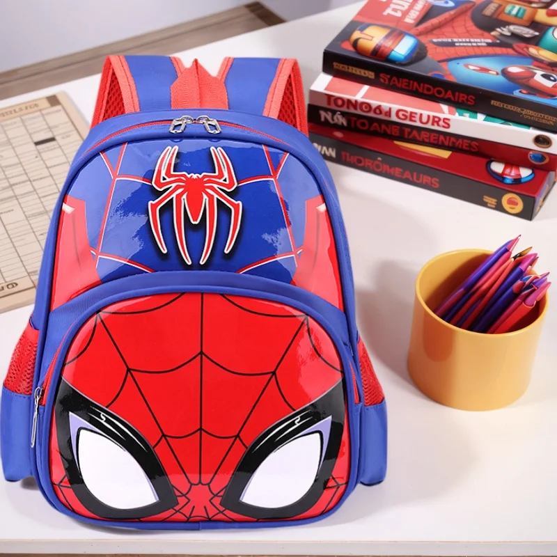 

Cartoon Spiderman Backpacks Large Capacity Unisex Children's Bags Waterproof Schoolbag For Children's Gifts