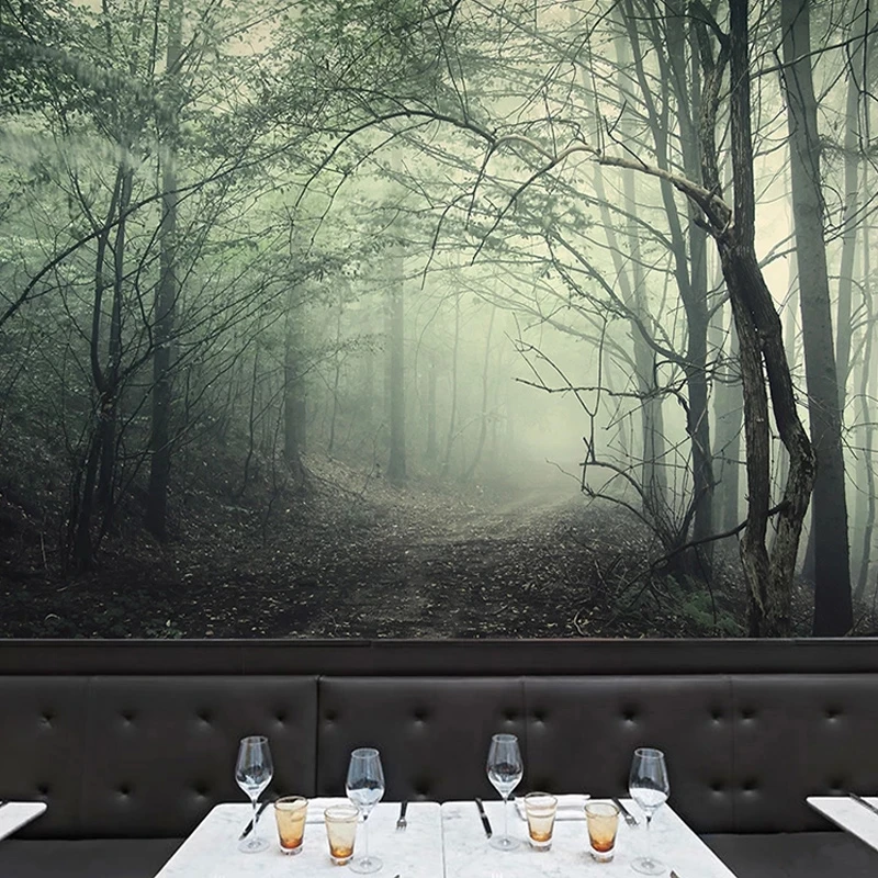 papel-de-parede-autoadesivo-personalizado-3d-estereo-floresta-misteriosa-horror-escape-casa-assombrada-decoracao-de-fundo-mural-foto-8d