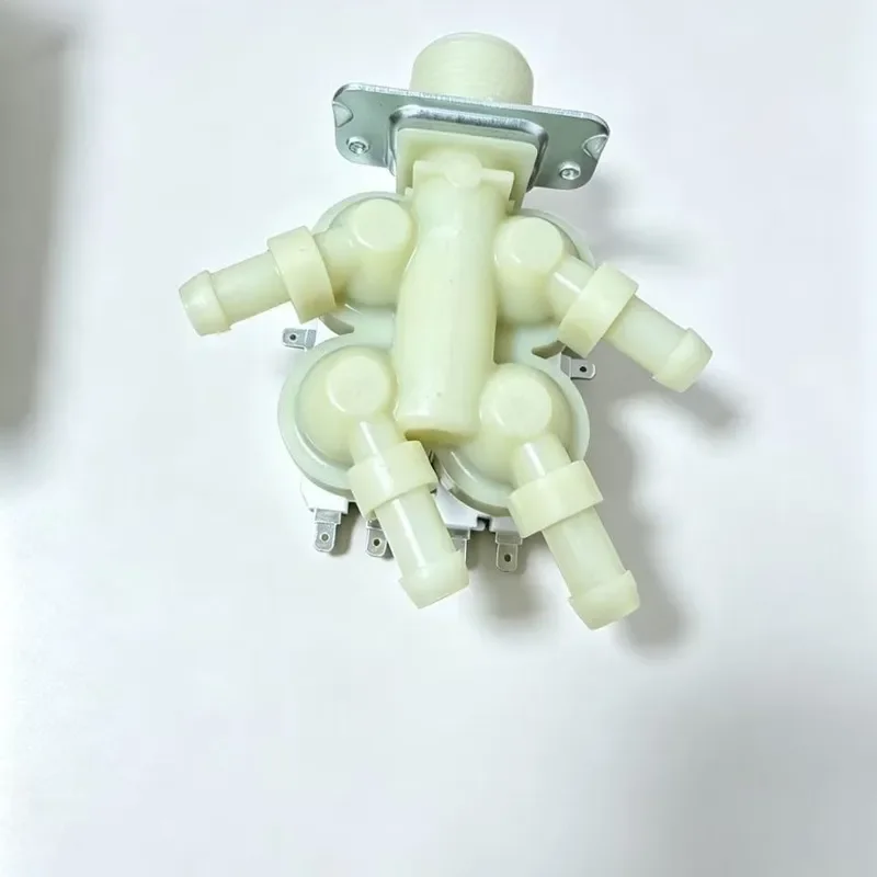 for 5220FR2008Y Four Way Outlet Washing Machine Inlet Valve DC12V US Inlet Thread