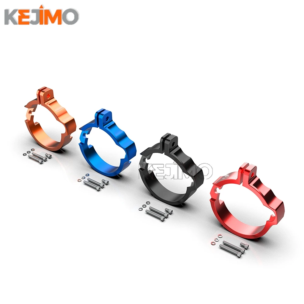 ل KTM 250 300 SX XC XC-W 250 SX-F 2023 2024 2025 ل Husqvarna TC TX TE 250 300 العادم تلميح الخمار مشبك أنابيب شفة الحرس #1