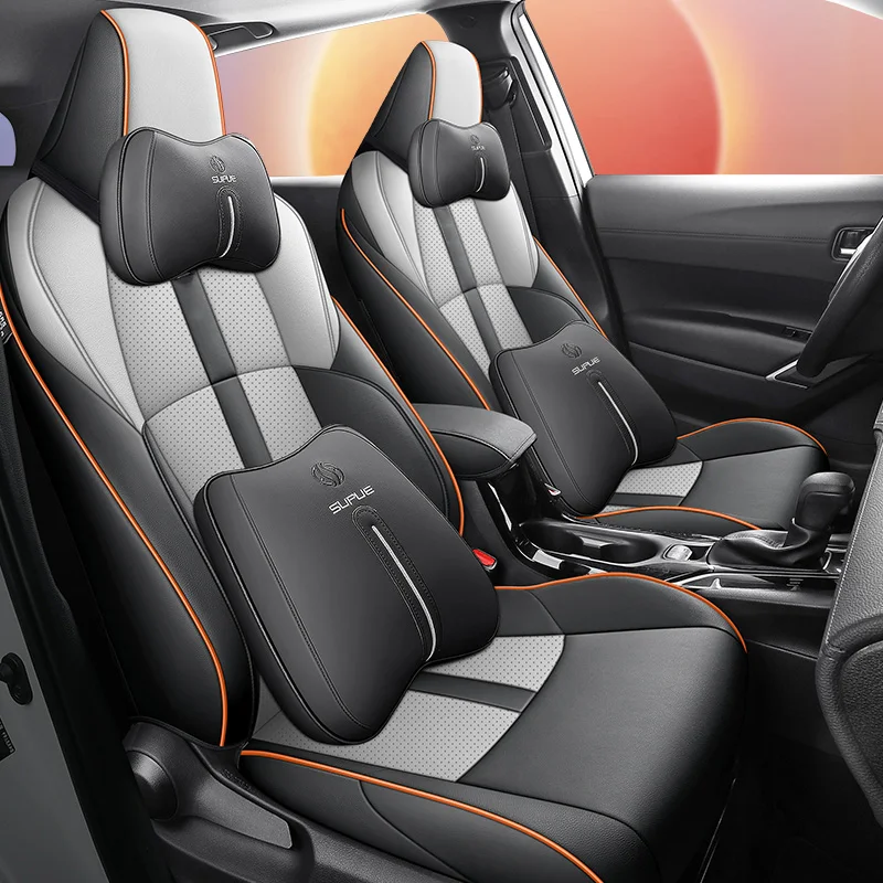 Original Design 1:1 Car Seat Covers For Toyota Corolla 2019-2024 Artificial Leather Automotive Interior Decoration Accessories