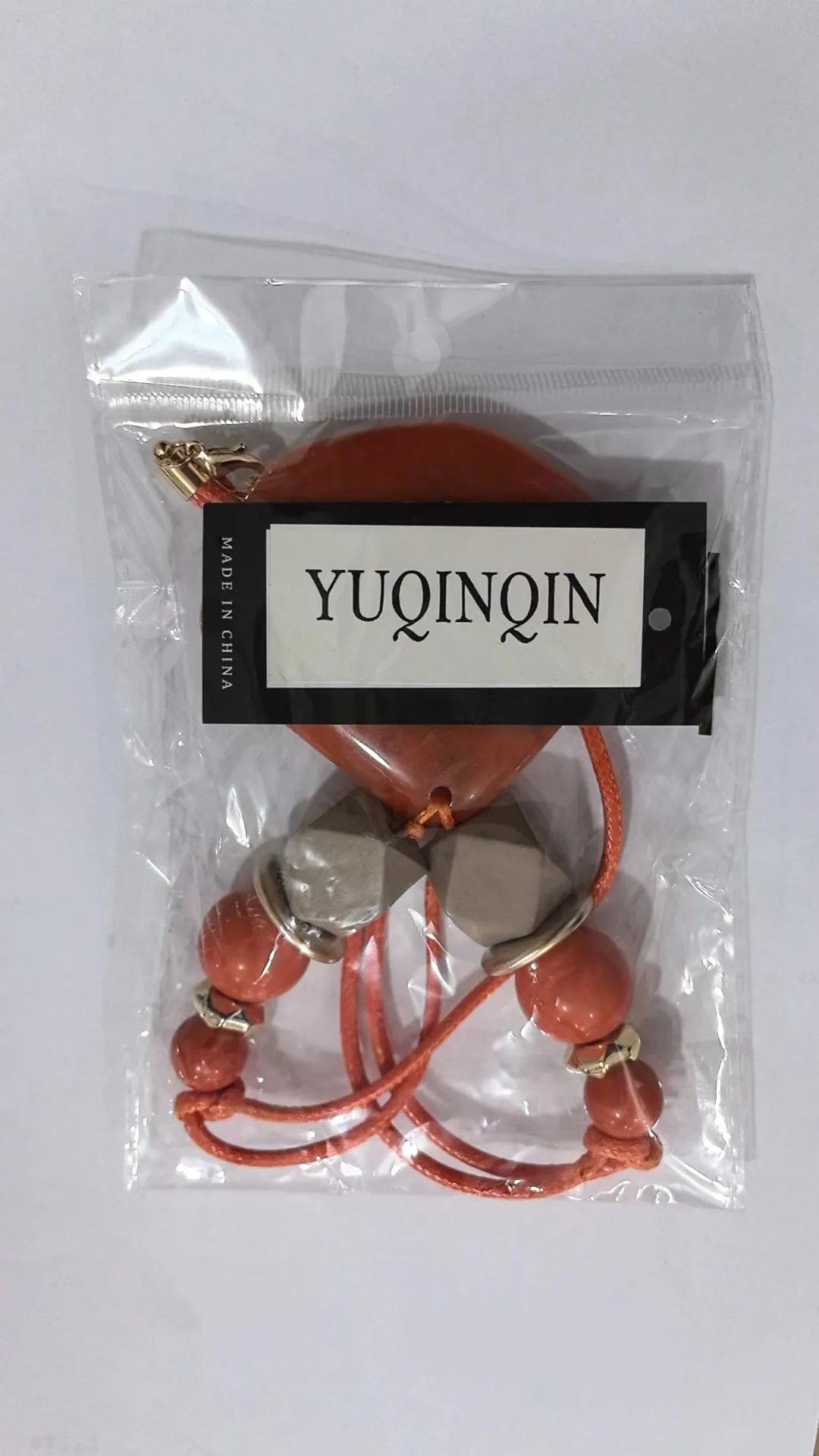 YUQINQIN Trendy Vintage Rope Chain Bohemian Necklaces for Women Big Geometric Beads Pendant Necklace Design Jewelry Party Gifts