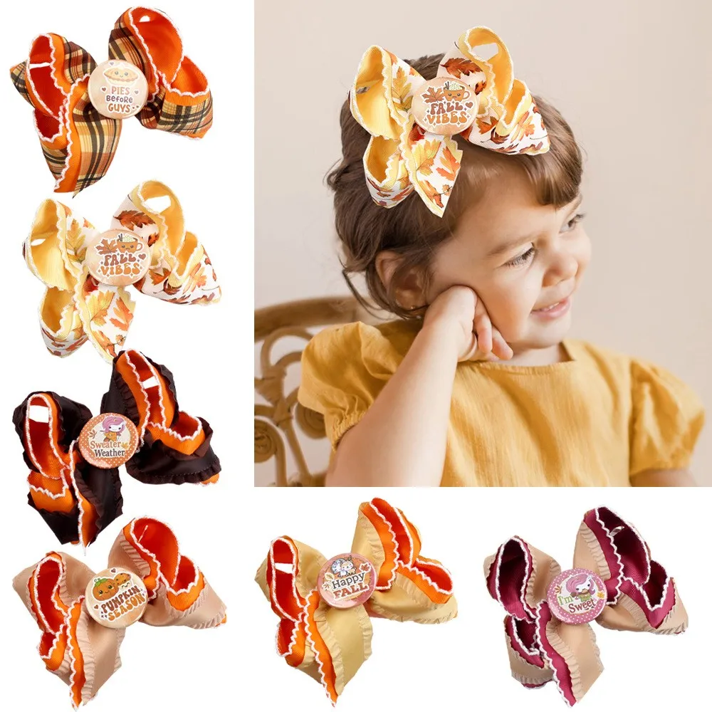 20-pinces-a-cheveux-a-volants-et-nœuds-pour-bebes-filles-couleurs-automnales-barrettes-a-carreaux-a-bords-renforces-accessoires-capillaires-pour-enfants