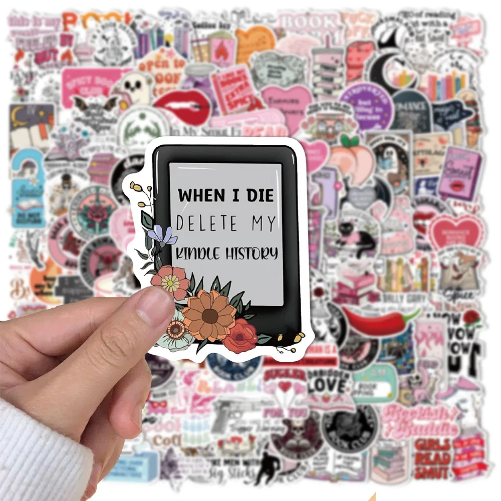 50/150PCS Creative Romantic Reading Ins Style Stickers Scrapbooking Collage Material Phone Notebook Water Cups Desktop DIY
