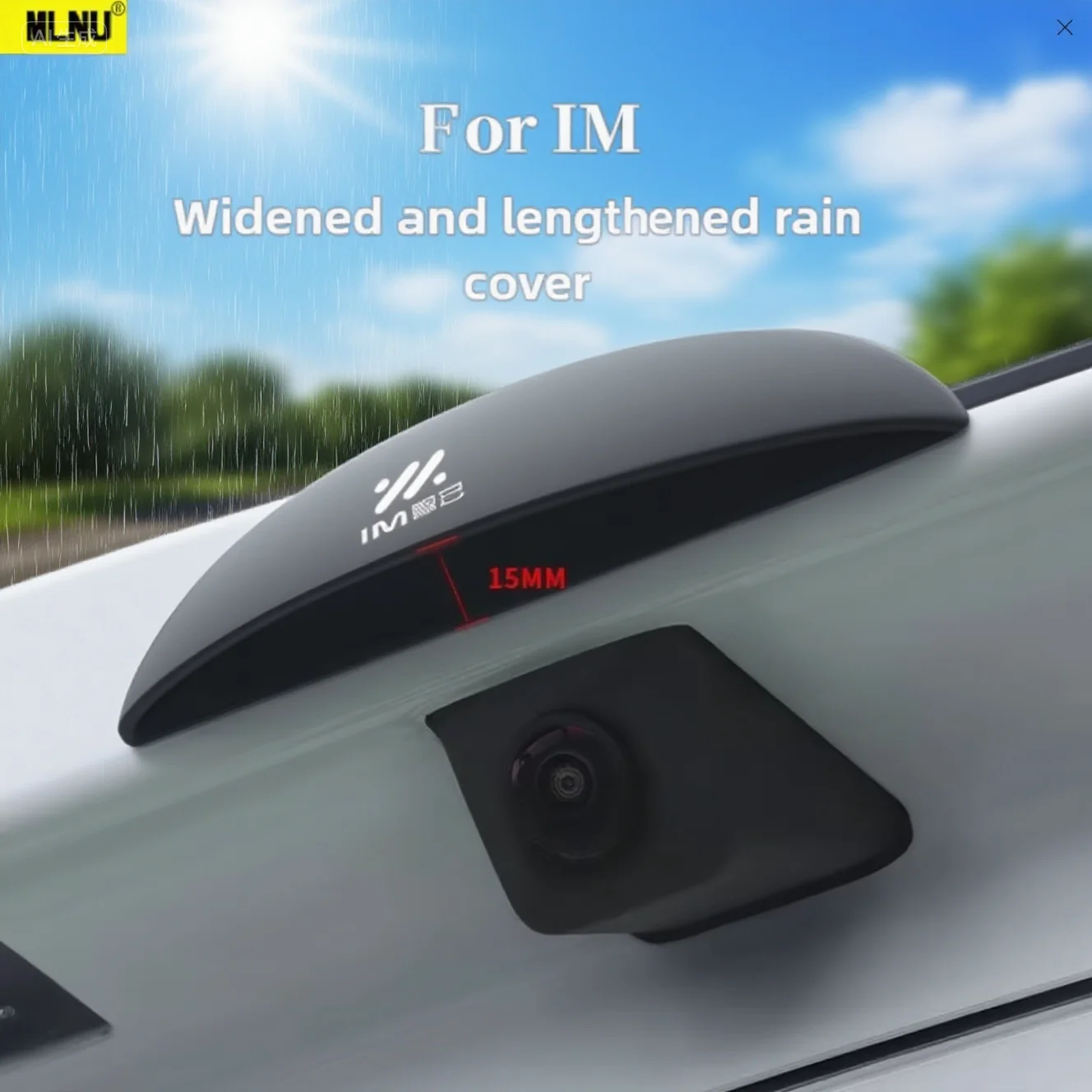 

Accessories For IM L6 2025/2024 Car Rear Camera Rain Cover Premium ABS, Dustproof & Waterproof,Adhesive Install 2022-2023