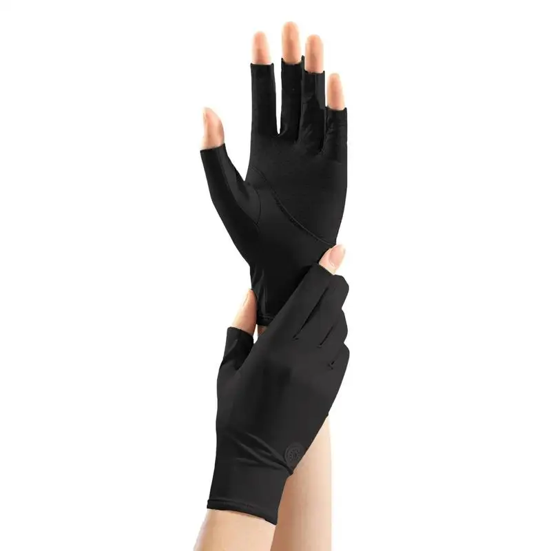 Summer Gloves Girls Summer Ice Silk Touch Screen Hands Protector Reusable Lightweight Protective Glove For Women Washable