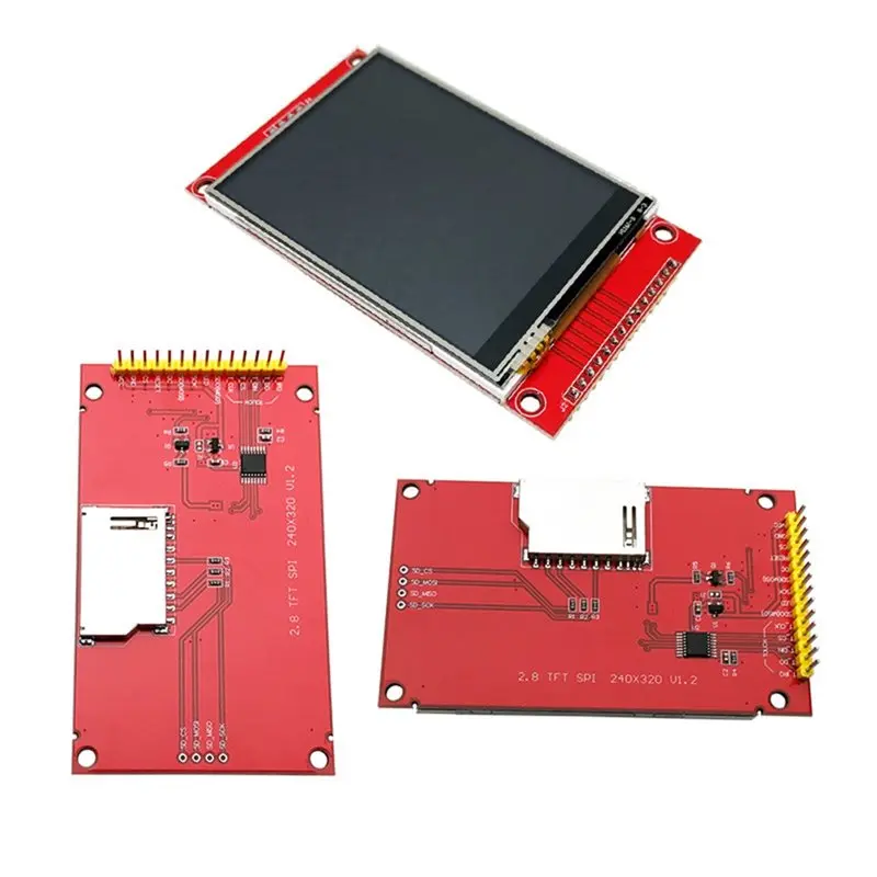 A41Z-2.8 Inch TFT LCD Touch Panel Serial Port Module 240X320 SPI Serial LED Display With Touch Pen ILI9341 Driver Touchscreen