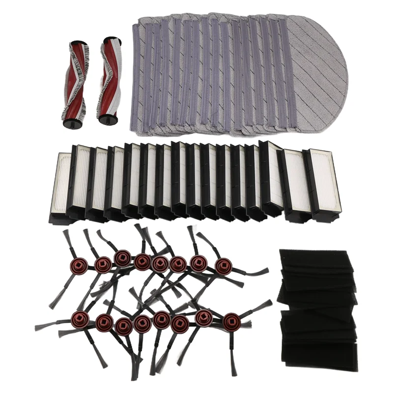 A05G-Für Yeedi C12 / C12 Plus / C12 Pro Plus Hauptseitenbürste Hepa-Filter Mopptuch Zubehör Ersatzteil