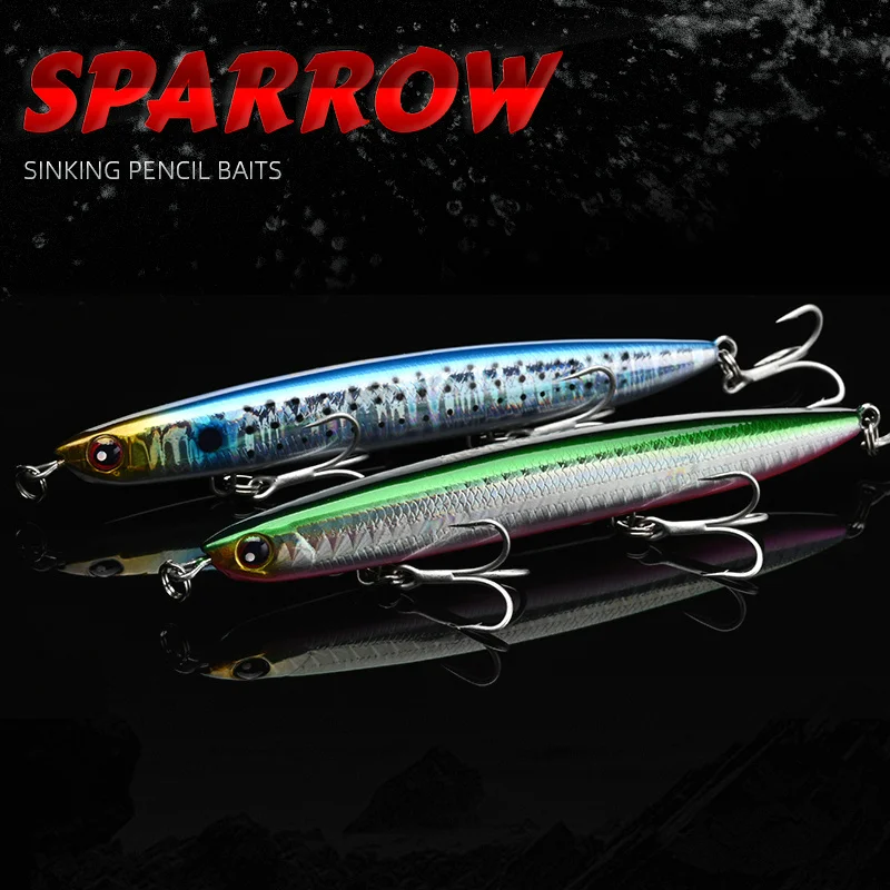 Señuelo sinking Allblue Sprrow – Lubina 110mm-130mm cebo artificial