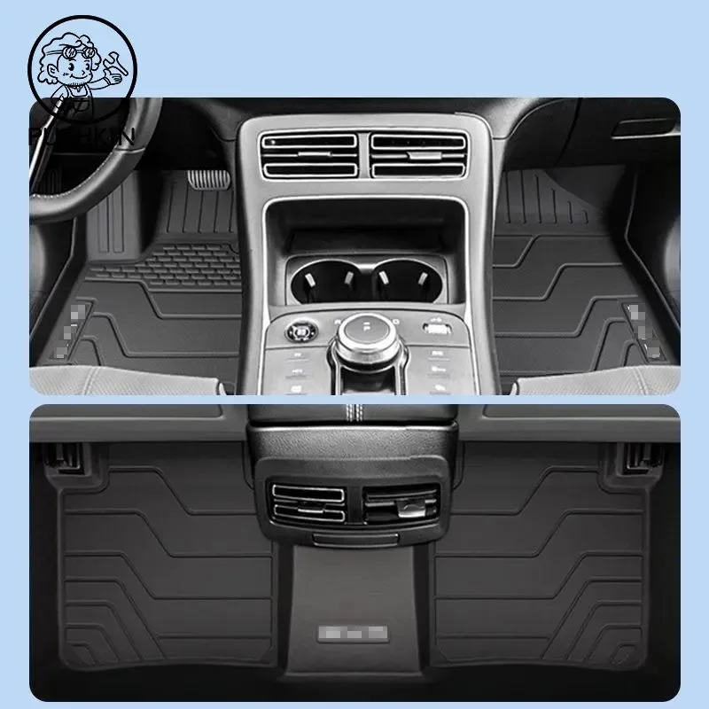 Car Floor Mats For BYD KING DMI Chazor Chaser 05 2024 car waterproof non-slip floor mat TPE modified car accessories foot pad