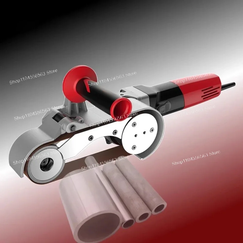 **Electric Round Tube Polishing Machine for 10-250mm Diameter Stainless Steel Pipes (618x40mm Working Head)**