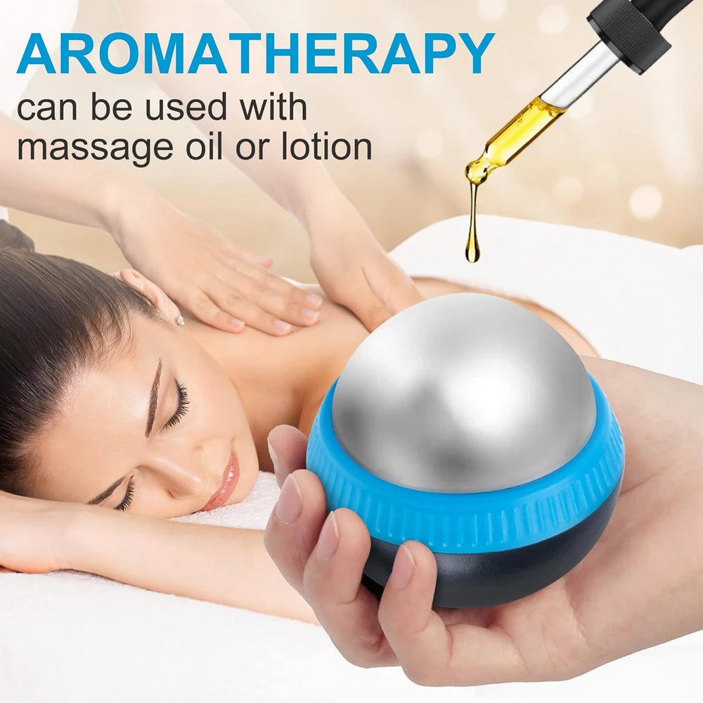 

70MM Hot Cold Massage Roller Ball Hand Back Waist Body Relaxer Sports Physiotherapy Fitness Fascial Ball Body Ice Ball Massager