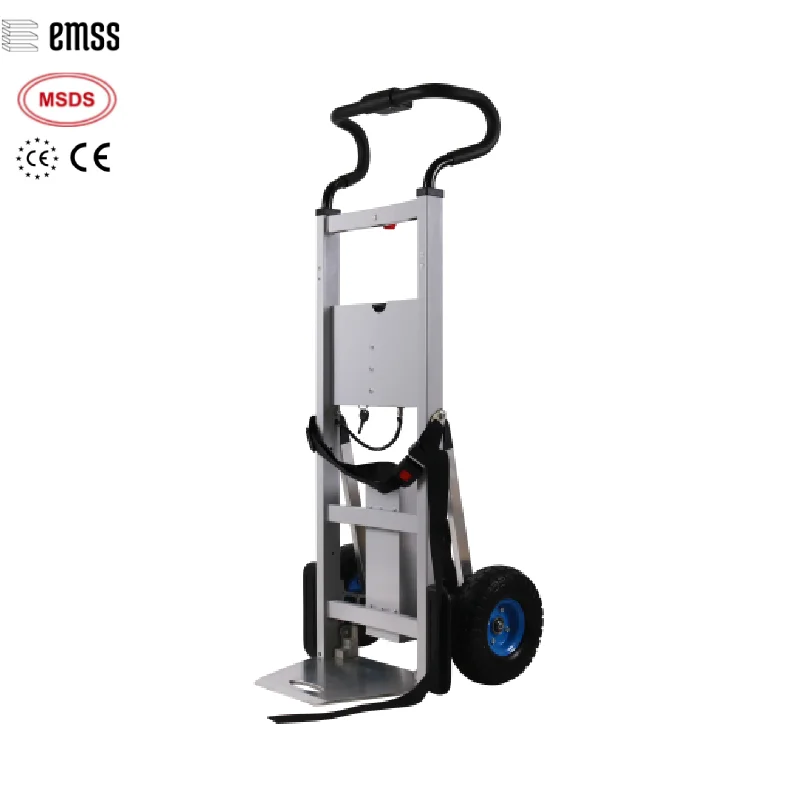 EMSS 140 kg Lastwagen-Räder, robuste Hebeplattform, elektrischer Handwagen-Treppensteiger