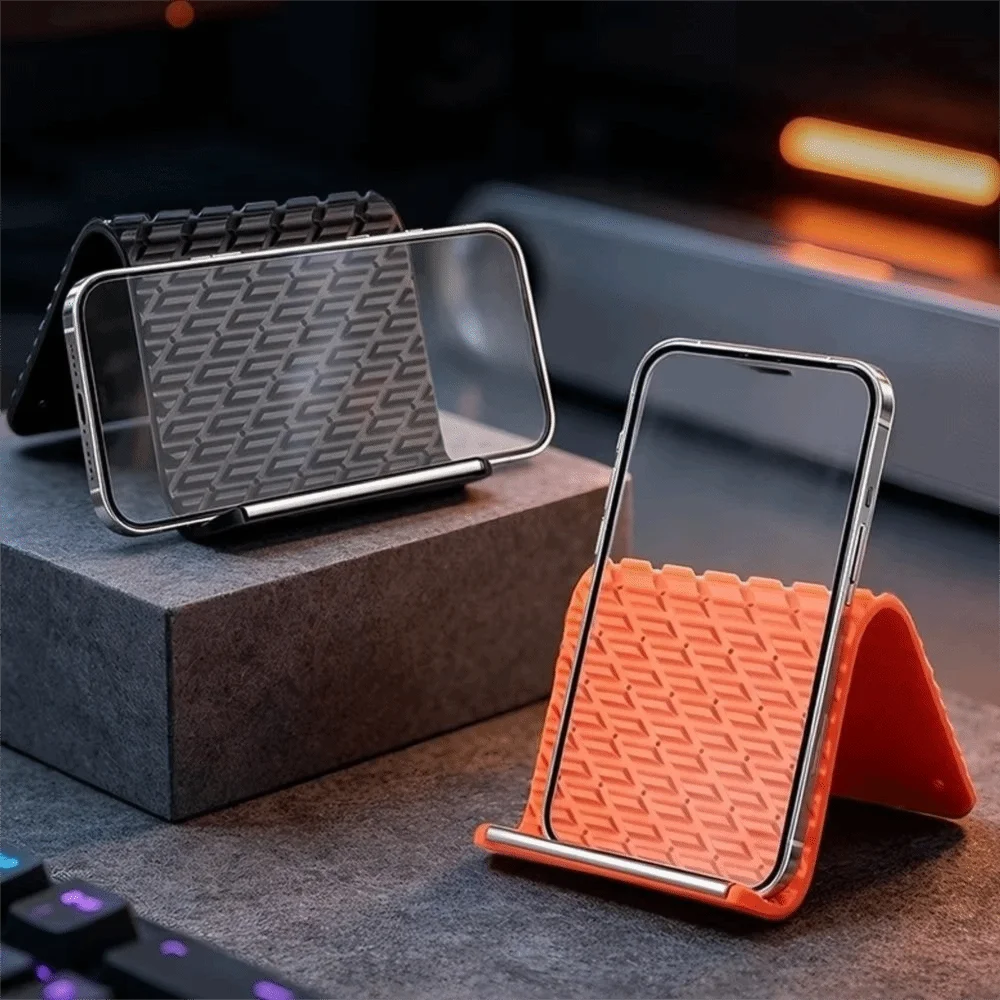 Portable Foldable Mobile Phone Stand Durable Non-Slip Adjustable Desk Stand Flexible Portable Phone Stand Desktop Use