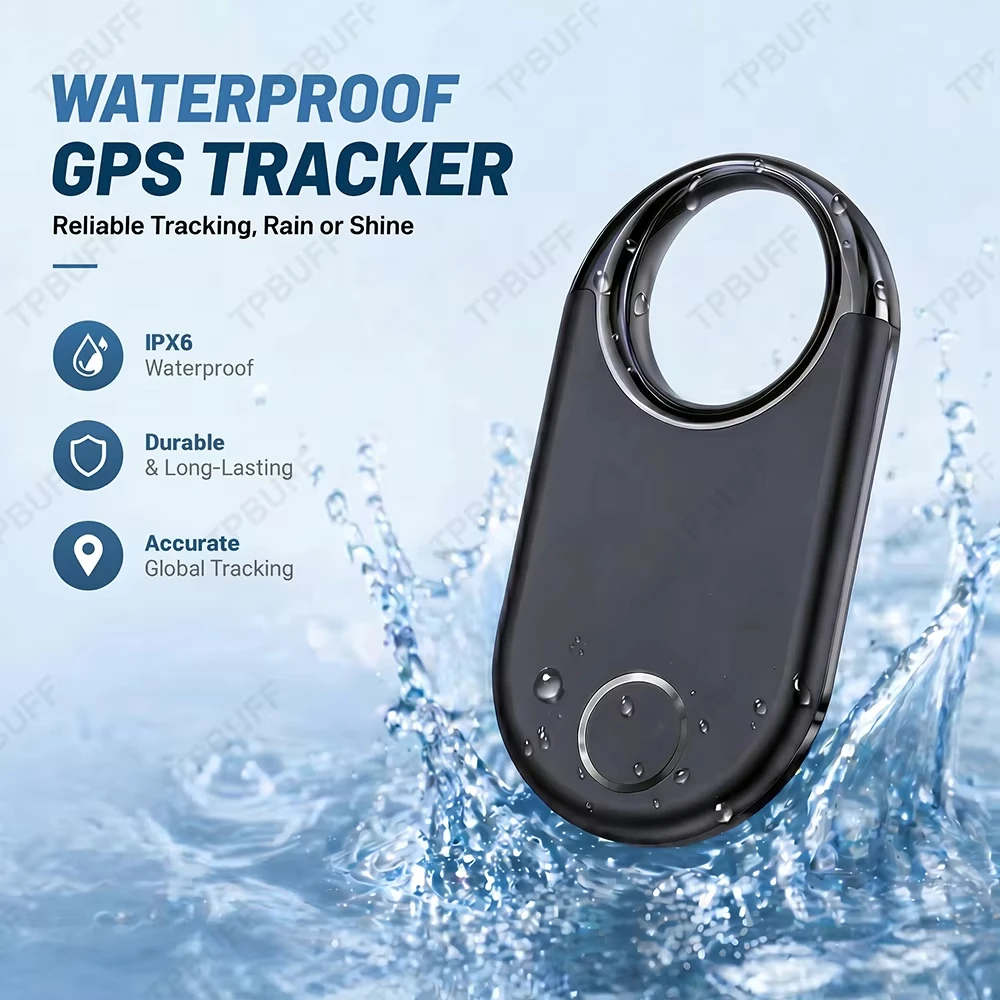 Android Smart Tag 2 Style Keychain Tracker Black Bluetooth Item Locator Works With Google Find My Device App For Keys Bags