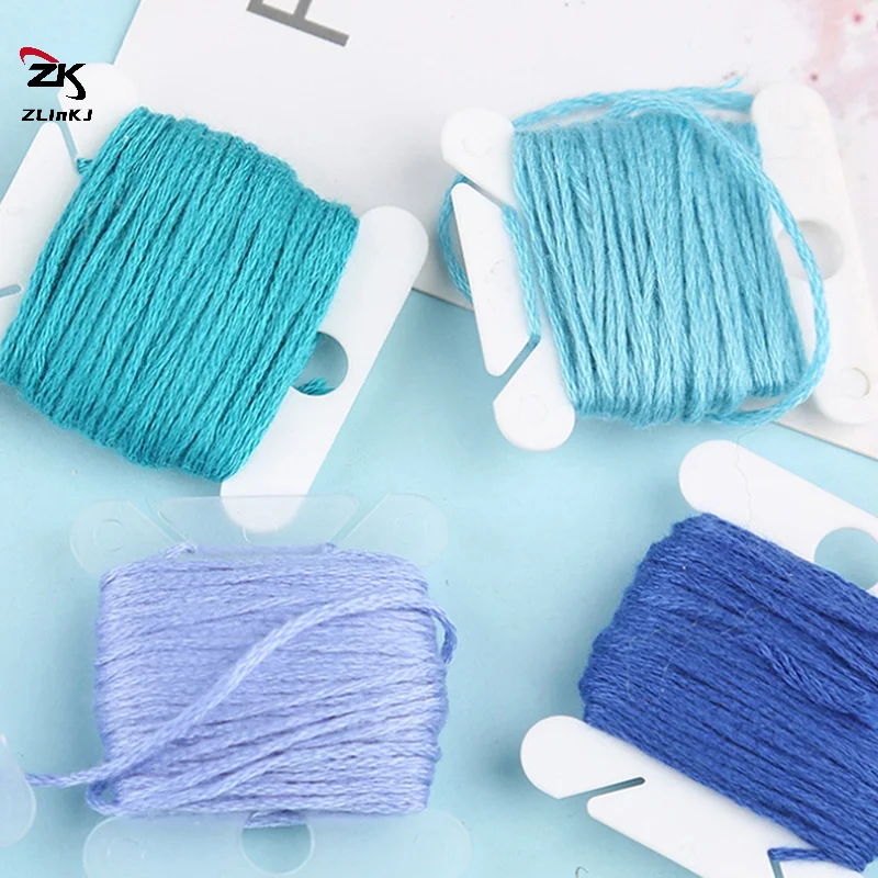 خيط لف بلاستيك ، حامل تخزين بغرزة متقاطعة ، بطاقة بكرة الخياطة ، منظم الخيوط ، أشغال تطريز ، 50 أو