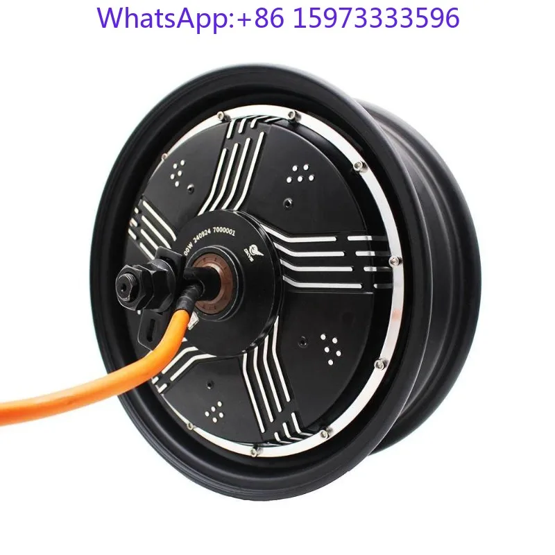 Brushless DC Motor 12 Inch 40H 3000W 60V 72V for Electric Scooter
