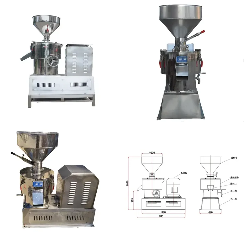 for Tofu Production Line Supporting Equipment Soybean Milk Machine Tofu Equipment Machinery Grinder
