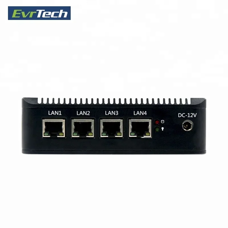Quad core J3160 CPU  aes-ni Fanless pfsense firewall nuc mini computer server