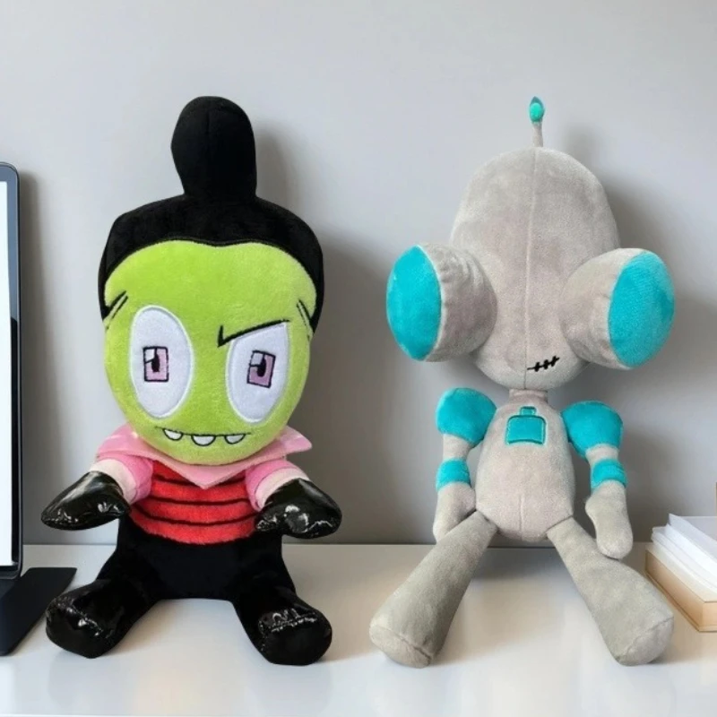 

20cm Invader Zim Zippermouth Plush Toys Anime Soft Plushie Peripherials Stuffed Dolls Collectibles Ornaments Pillow Kid Gifts
