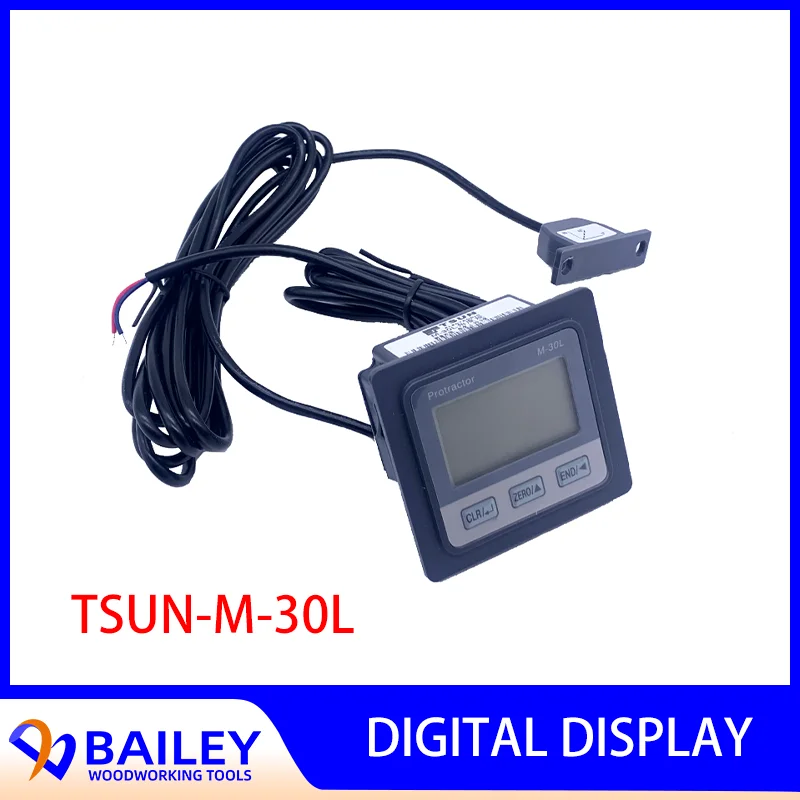 BAILEY 1PC TSUN-M-30L Instrument Magnetic Grid Displacement Digital Display Table for Panel Saw Machine Woodworking Tool