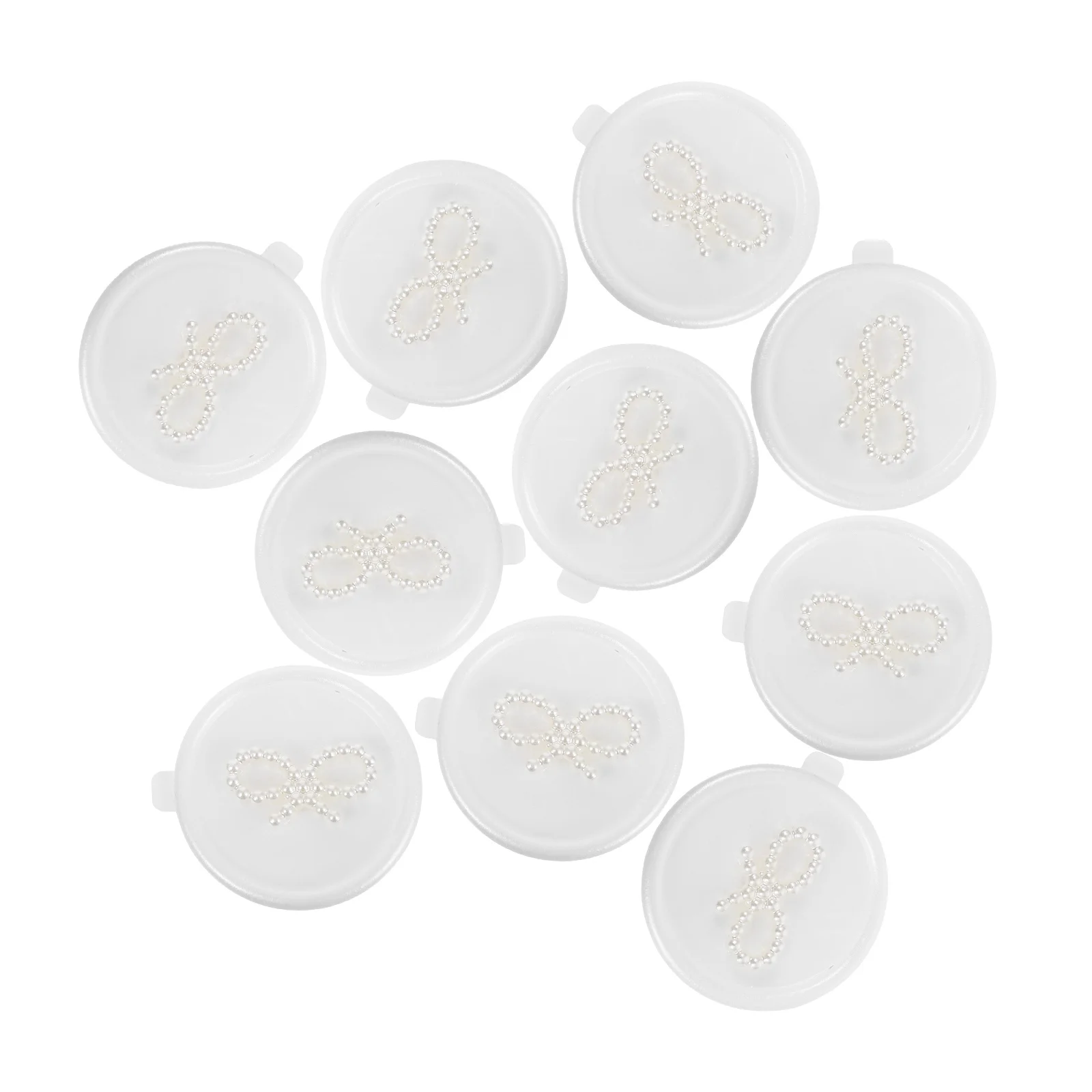 

20Pcs Bow Wax Seal Stick Stickers Faux Pearl Self Adhesive Wedding Envelope Invitations Cards Scrapbooking Seal Stickers