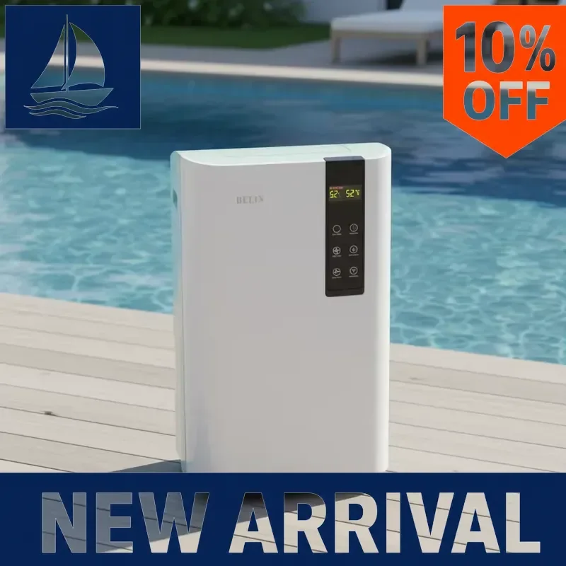 for Swimming Pool Dehumidifier 88 Pints Day WiFi App Control Commercial Refrigerative LED Display Indoor Humidity Remover