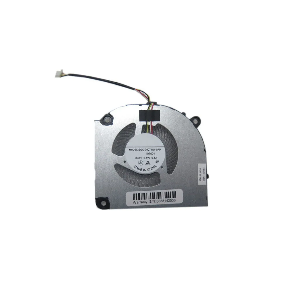 Laptop CPU GPU Fan For CLEVO V158PNHQ V158PNJQ V158PNKQ V158PNPQ EGC-79071S1-0AH EGC-82071S1-0AH DC5V 2.5W 0.5A 4PIN New