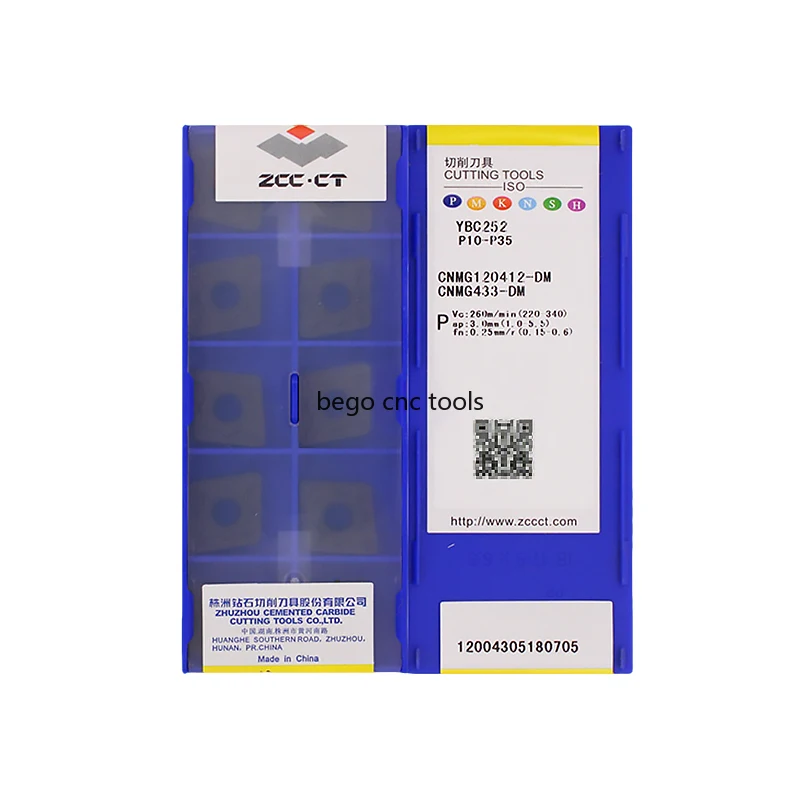 

ZCC CNMG120412 ZCC CT CNMG 120412 PM DM EM NM ER DR/YBC151 YBC152 YBC251 YBC252 YBG205 ZCC.CT Твердосплавные токарные пластины Резак с ЧПУ