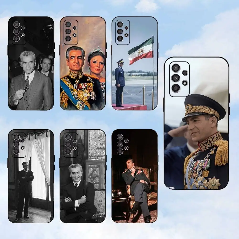 

M-Mohammad R-Reza P-Pahlavi Phone Case For Samsung S25,S24,S23,S22,S21,S20,S10,Ultra,Plus,Lite,FE,Soft Silicone Black Cover