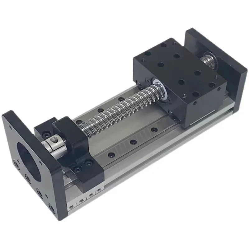 للبيع SXG1204 مرحلة انزلاقية مع اقتران السفر 100-400 مللي متر SFU1204 Ballscrew دليل خطي MGR12 ل Nema23 محرك متدرج