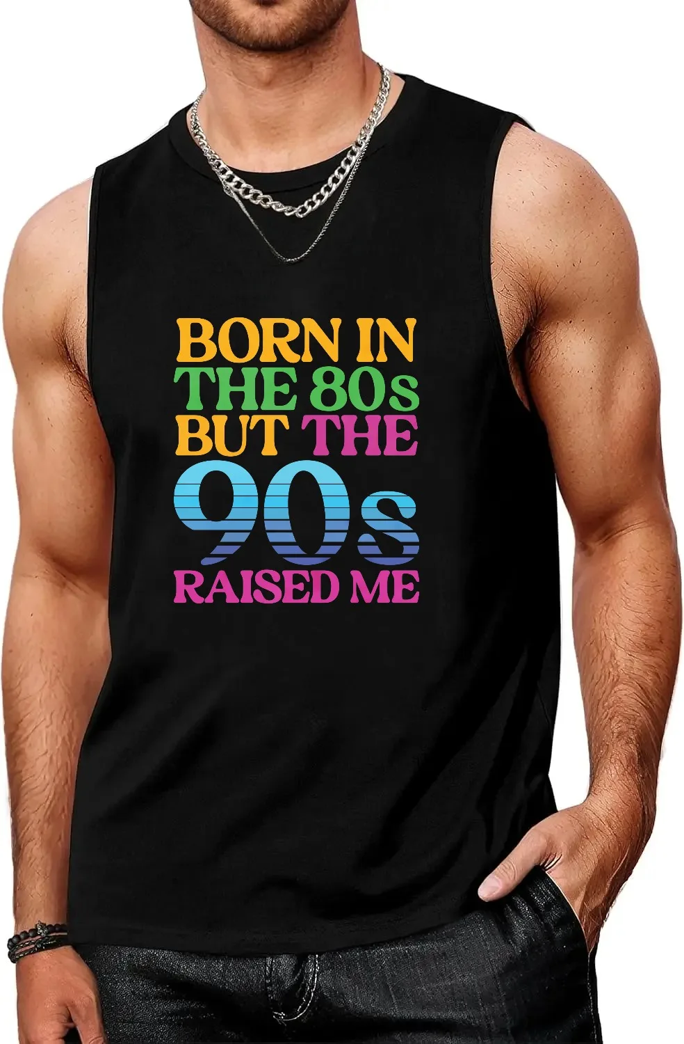 Men's Tank Top 2026 Summer Solid color round neck tank tops Quick Dry sports Y2k tops Polyester football football tops Thin