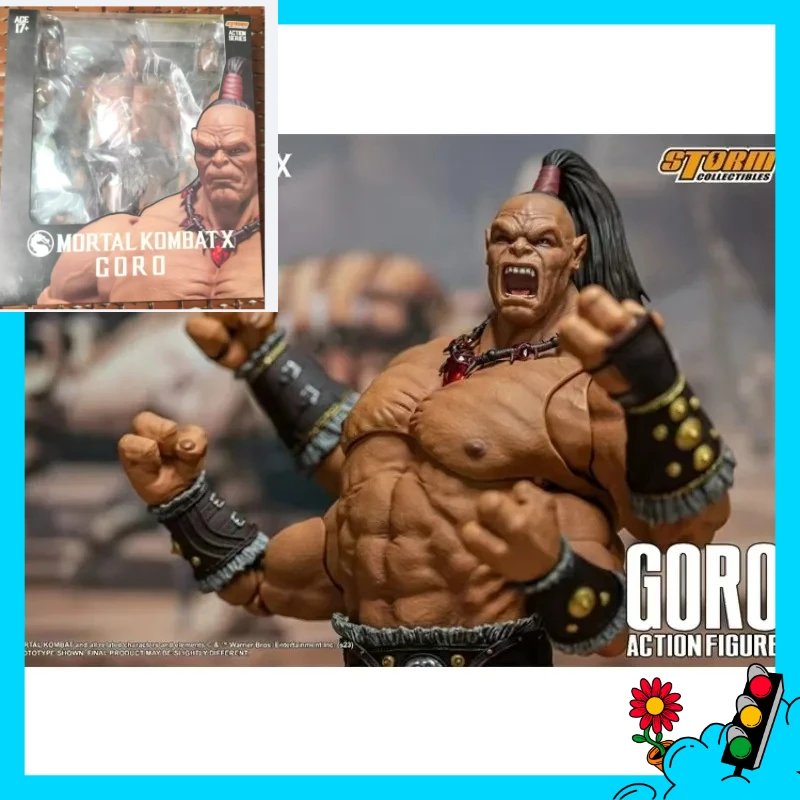 

In Stock Original STORM TOYS Storm Mortal Kombat GORO Action Collectible Model Assemble Toys Gift