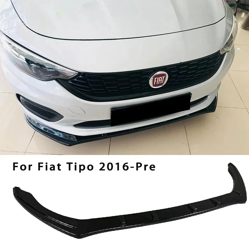 Para Fiat Tipo 2016-Pre Multijet E-torQ divisor delantero de coche parachoques delantero labio alerón de barbilla divisor Protector de labio kit de carrocería