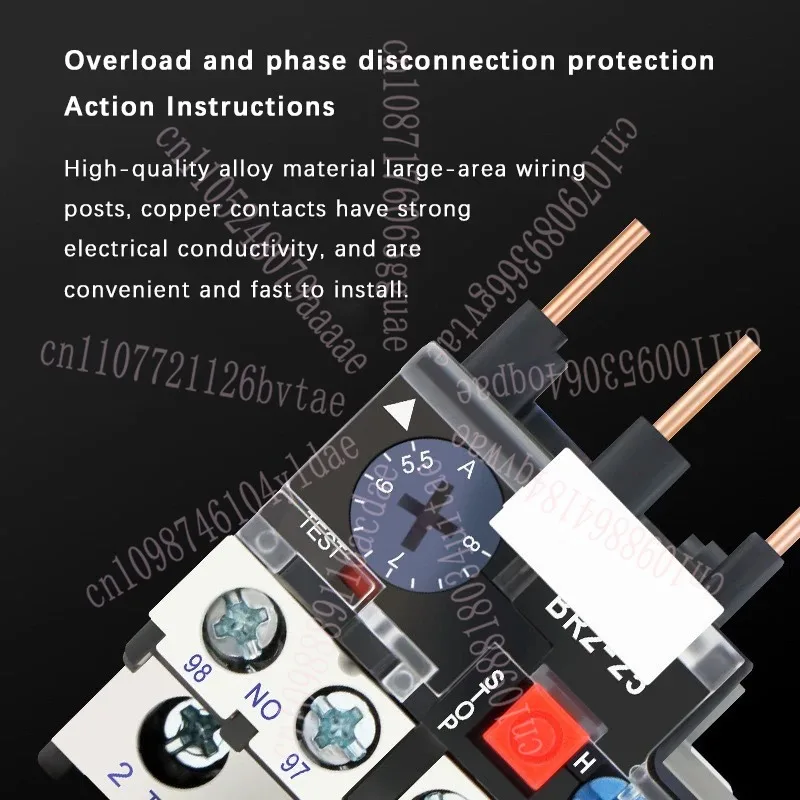 B-R2-25 Thermal Overload Relay Thermal Relay Thermal Overload Protection