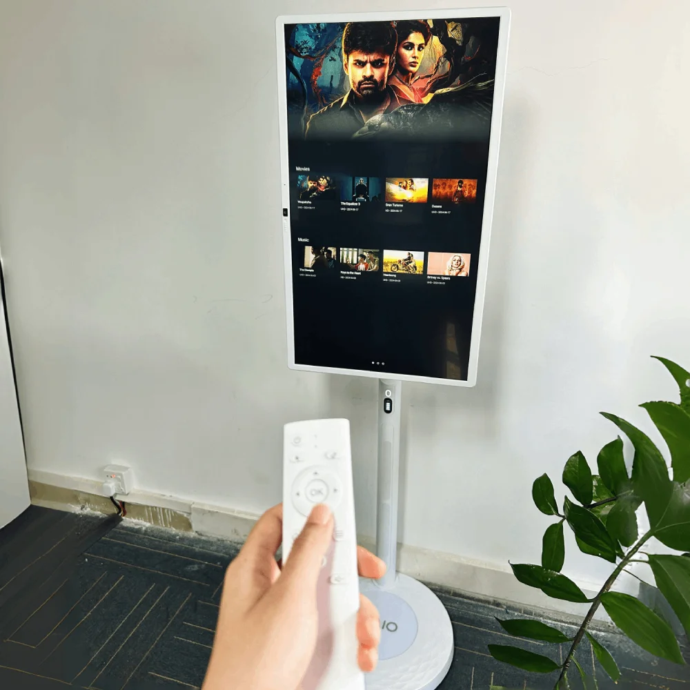 

Склад в США | 32-дюймовый портативный смарт-монитор на колесиках, 4+64 ГБ, сенсорный экран с Android 13, 6 часов воспроизведения видео